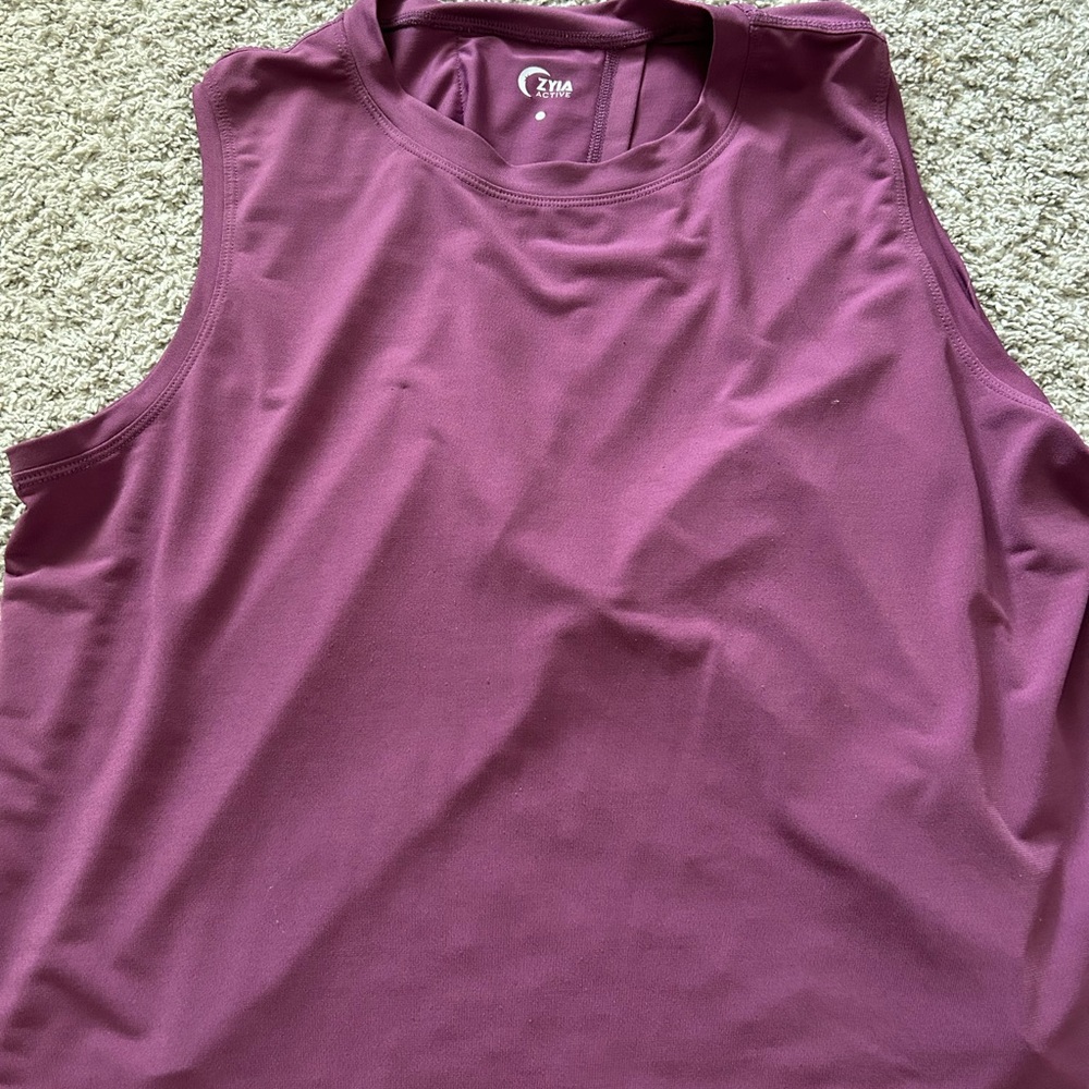 3xl purple zyia tank